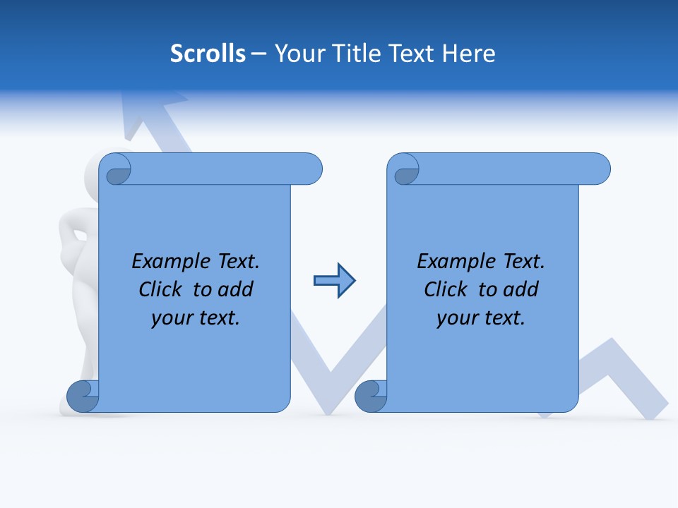 Chart Character Diagram PowerPoint Template