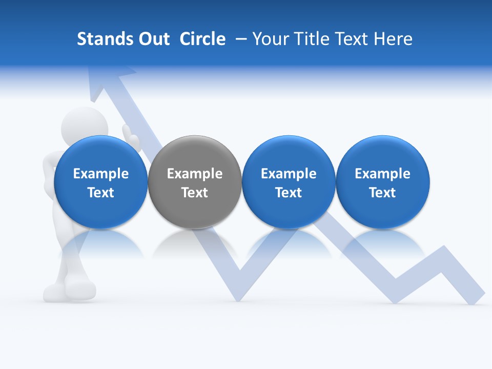 Chart Character Diagram PowerPoint Template