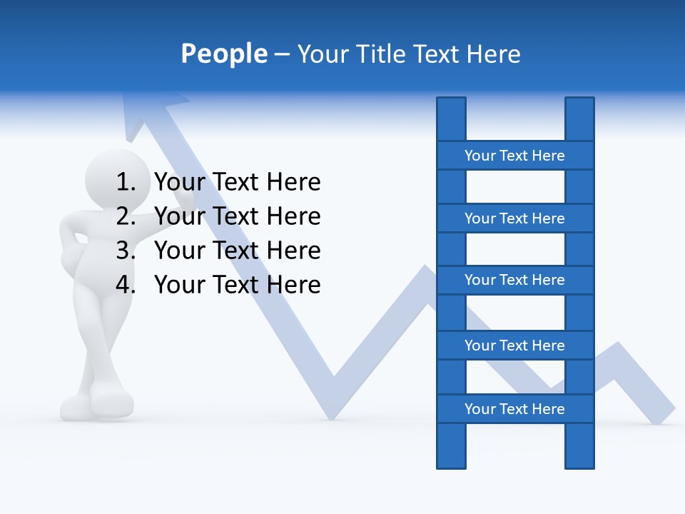 Chart Character Diagram PowerPoint Template
