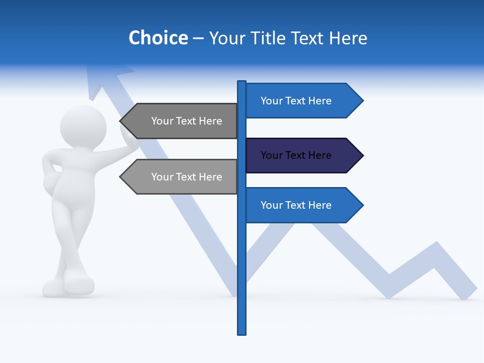 Chart Character Diagram PowerPoint Template