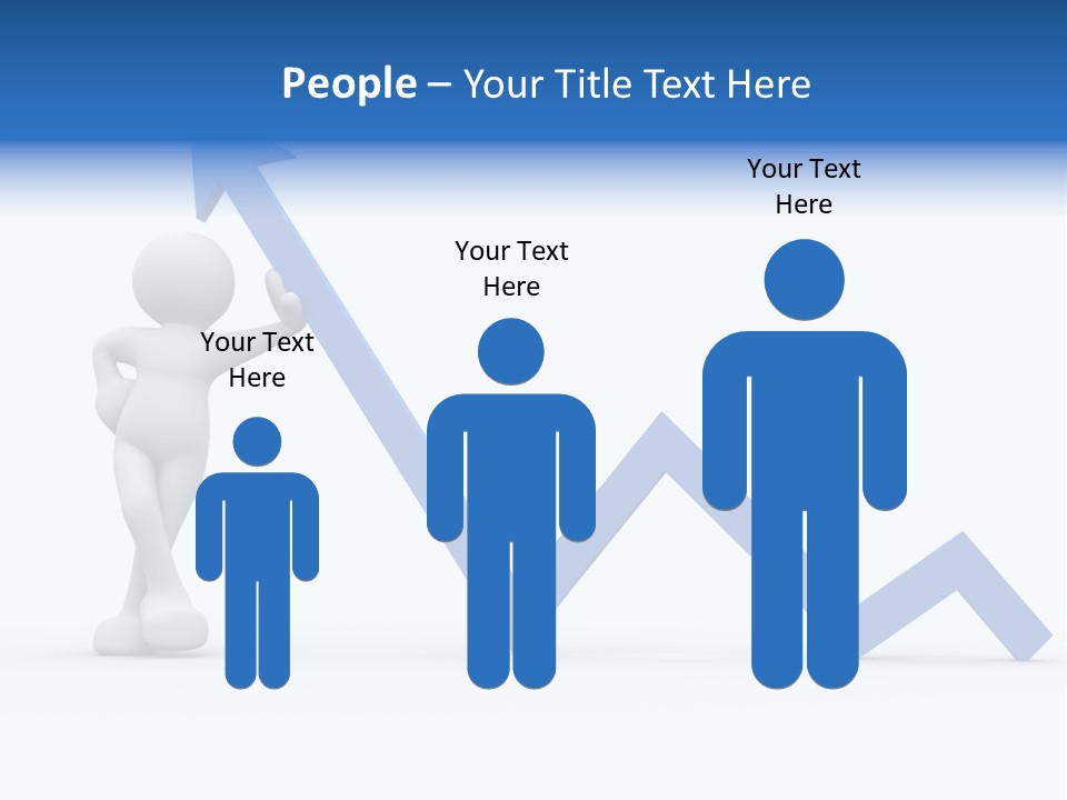 Chart Character Diagram PowerPoint Template