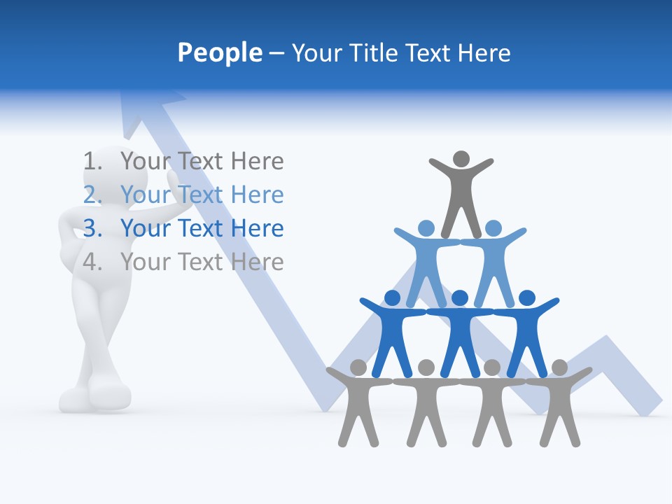 Chart Character Diagram PowerPoint Template