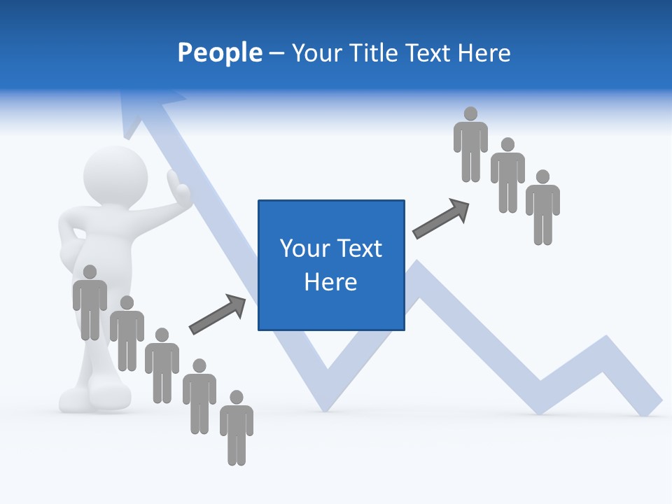 Chart Character Diagram PowerPoint Template