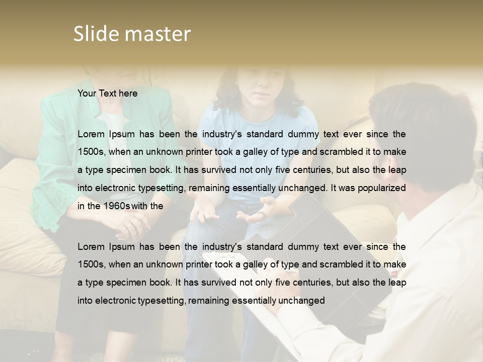 Doctors Mom Mature PowerPoint Template