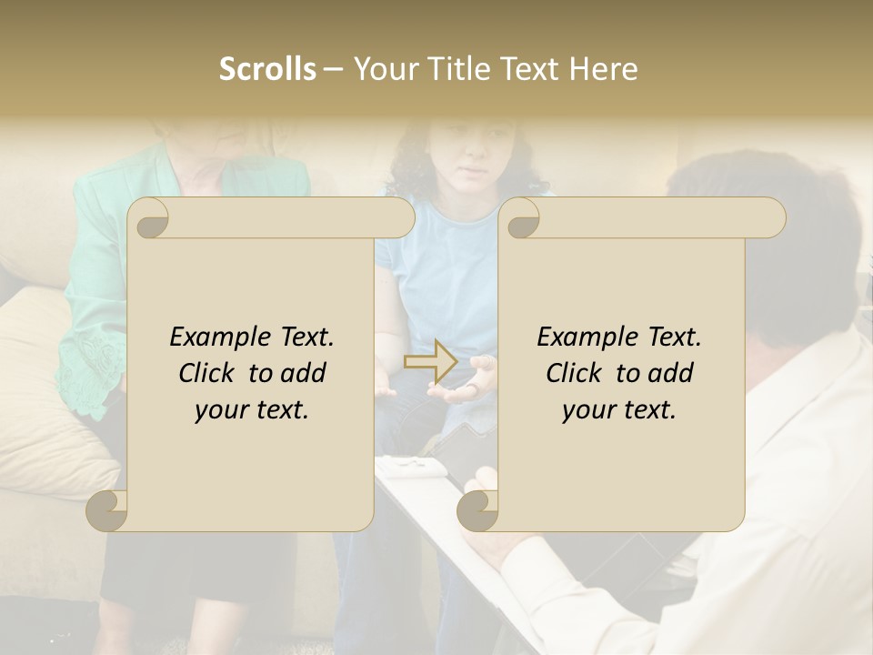 Doctors Mom Mature PowerPoint Template