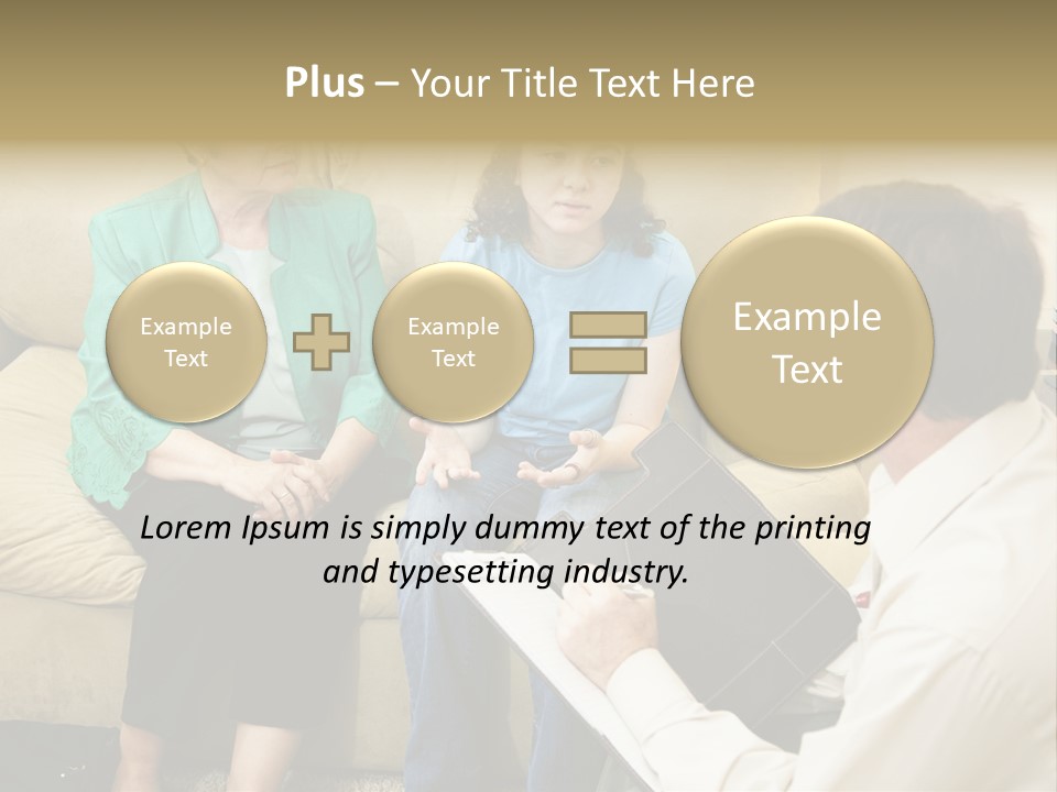 Doctors Mom Mature PowerPoint Template