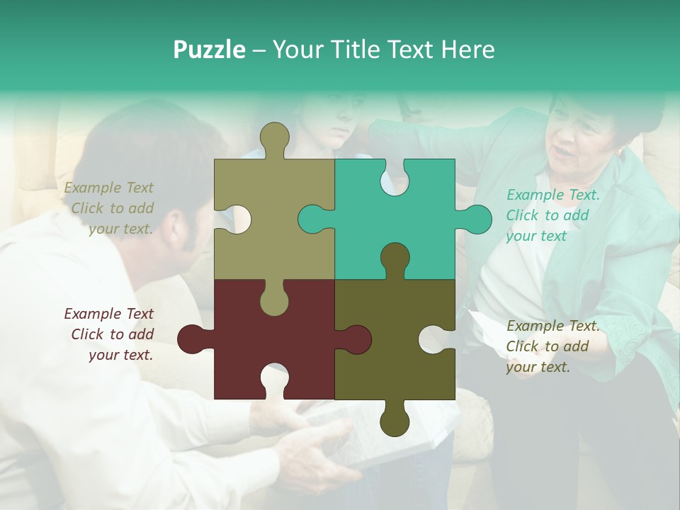 Couch Parenting Criticism PowerPoint Template