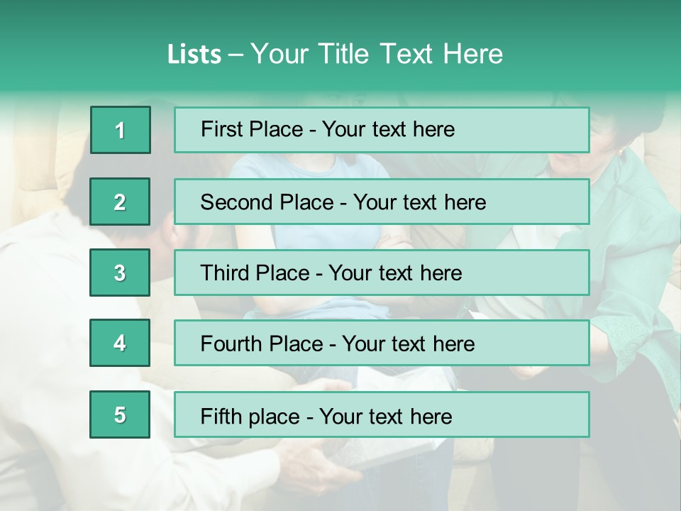Couch Parenting Criticism PowerPoint Template
