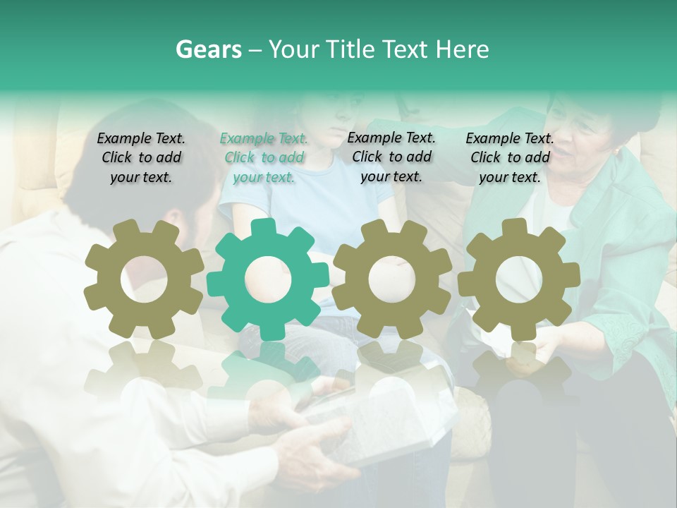 Couch Parenting Criticism PowerPoint Template