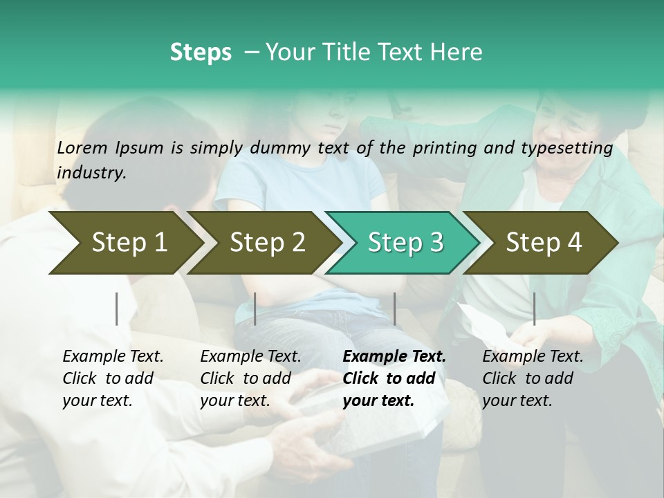 Couch Parenting Criticism PowerPoint Template