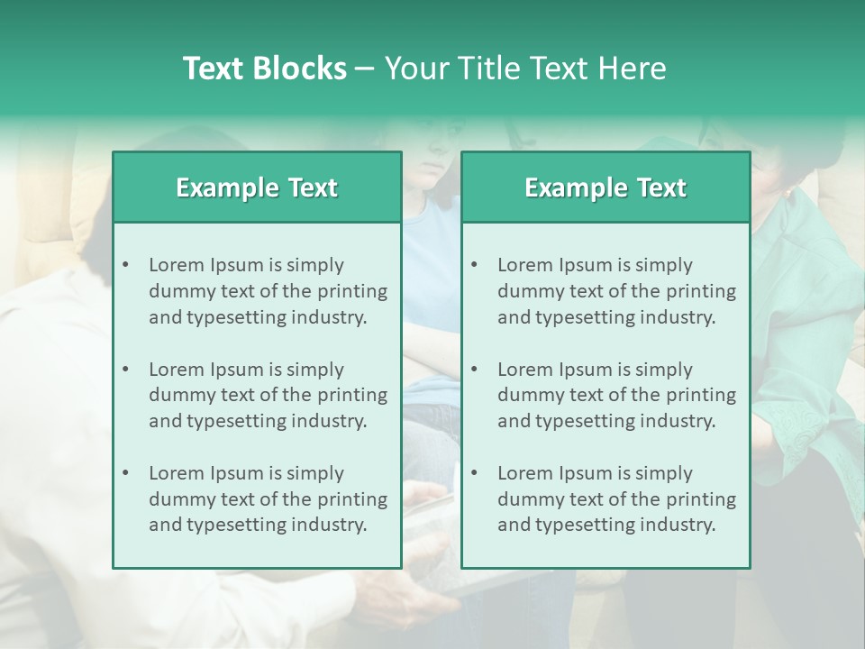 Couch Parenting Criticism PowerPoint Template