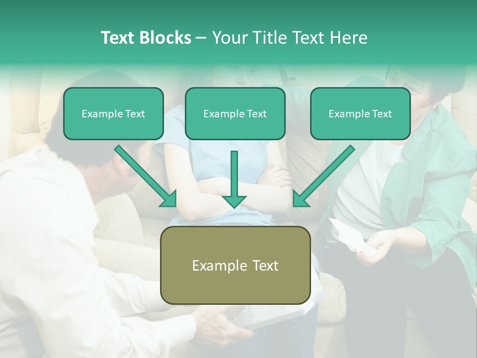 Couch Parenting Criticism PowerPoint Template