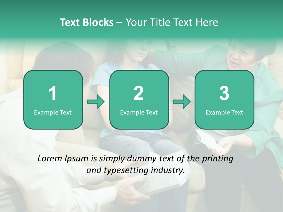 Couch Parenting Criticism PowerPoint Template