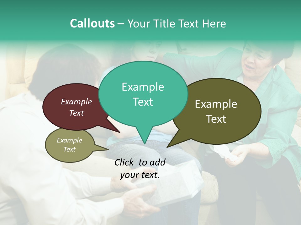 Couch Parenting Criticism PowerPoint Template