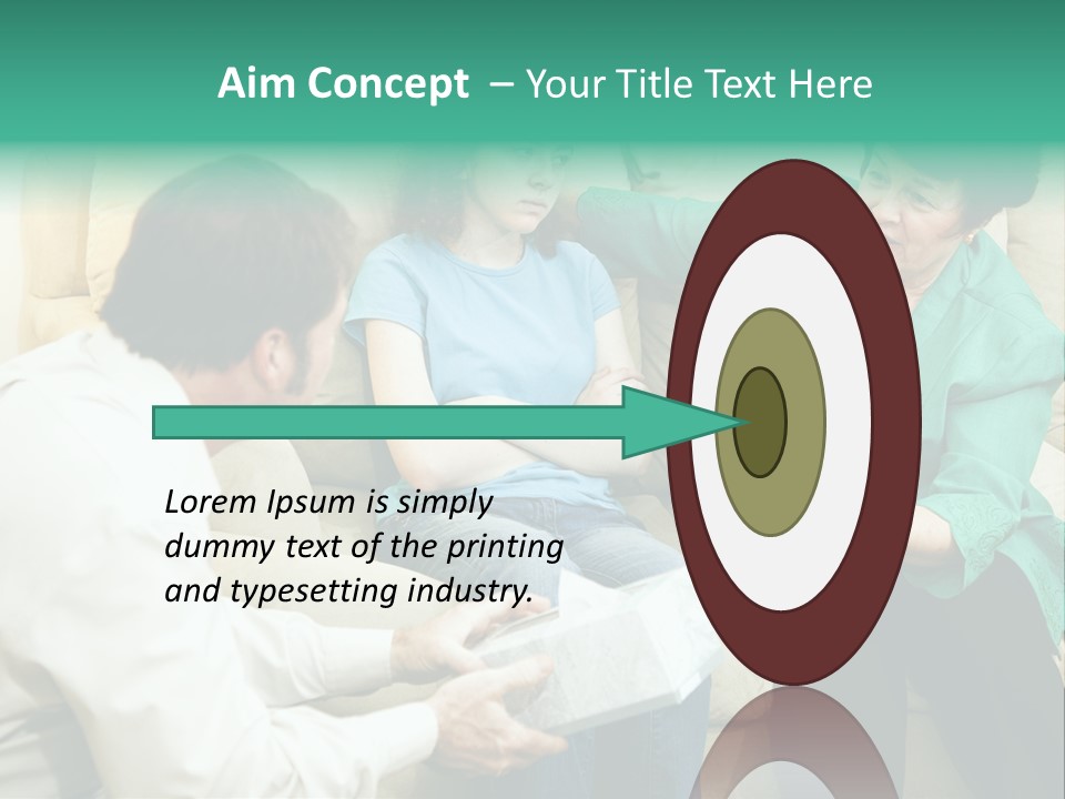 Couch Parenting Criticism PowerPoint Template