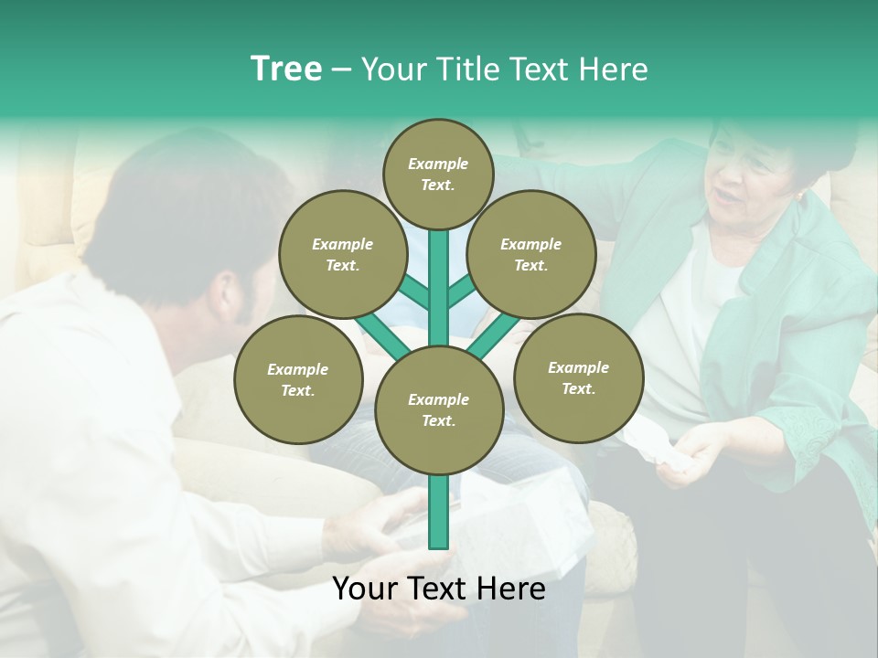 Couch Parenting Criticism PowerPoint Template