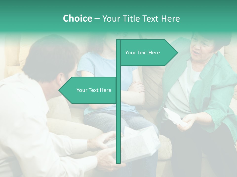 Couch Parenting Criticism PowerPoint Template