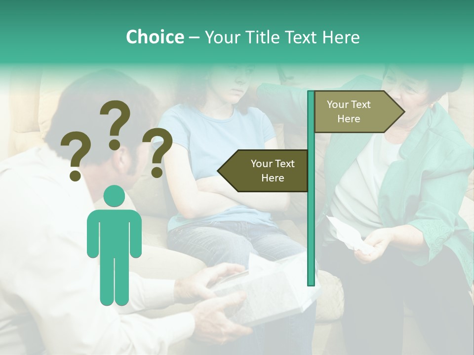 Couch Parenting Criticism PowerPoint Template