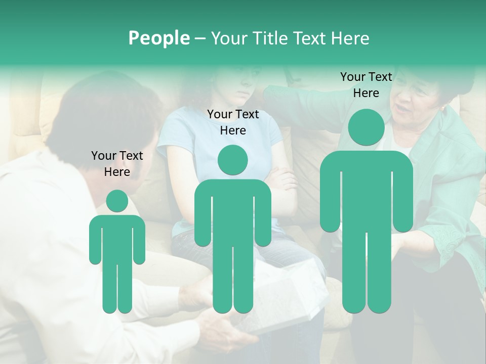 Couch Parenting Criticism PowerPoint Template