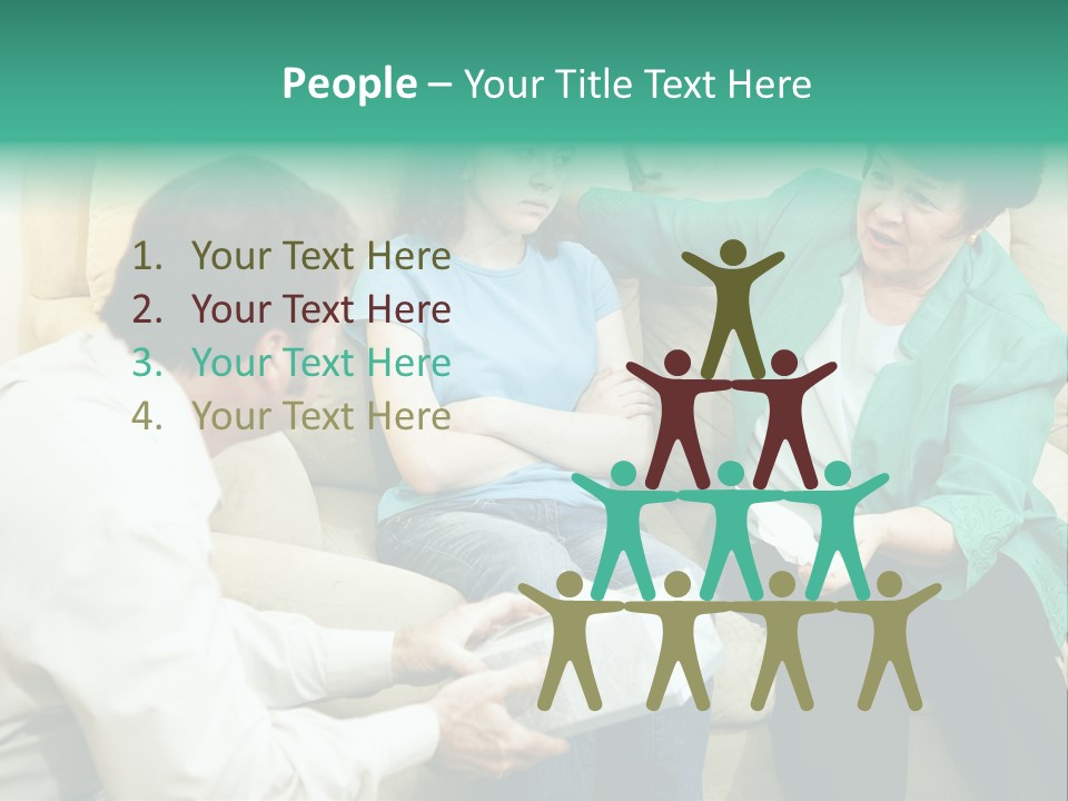 Couch Parenting Criticism PowerPoint Template