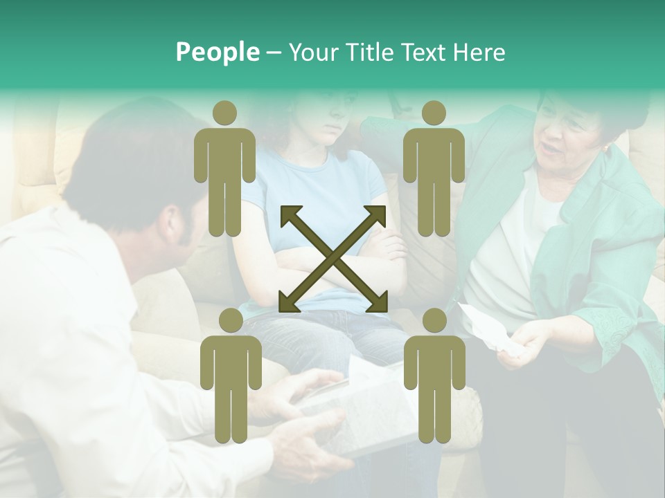 Couch Parenting Criticism PowerPoint Template