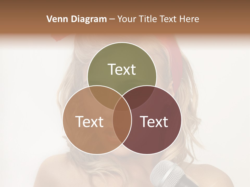 Cheerful Model One PowerPoint Template