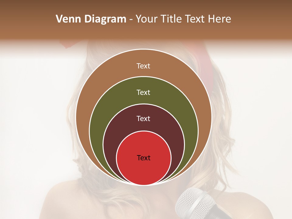 Cheerful Model One PowerPoint Template