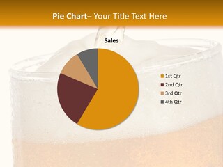 Lager Closeup Beer PowerPoint Template