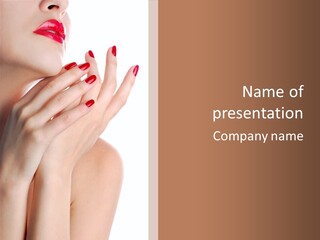 Makeup Wellness Lush PowerPoint Template