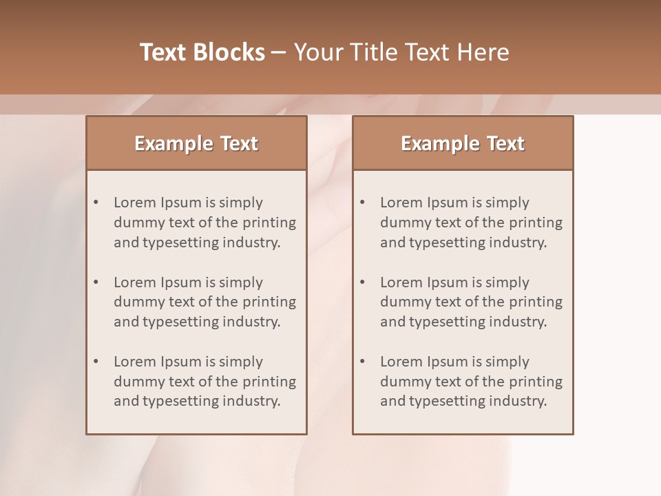 Makeup Wellness Lush PowerPoint Template