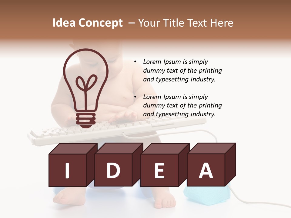 Cute Youth Innocent PowerPoint Template