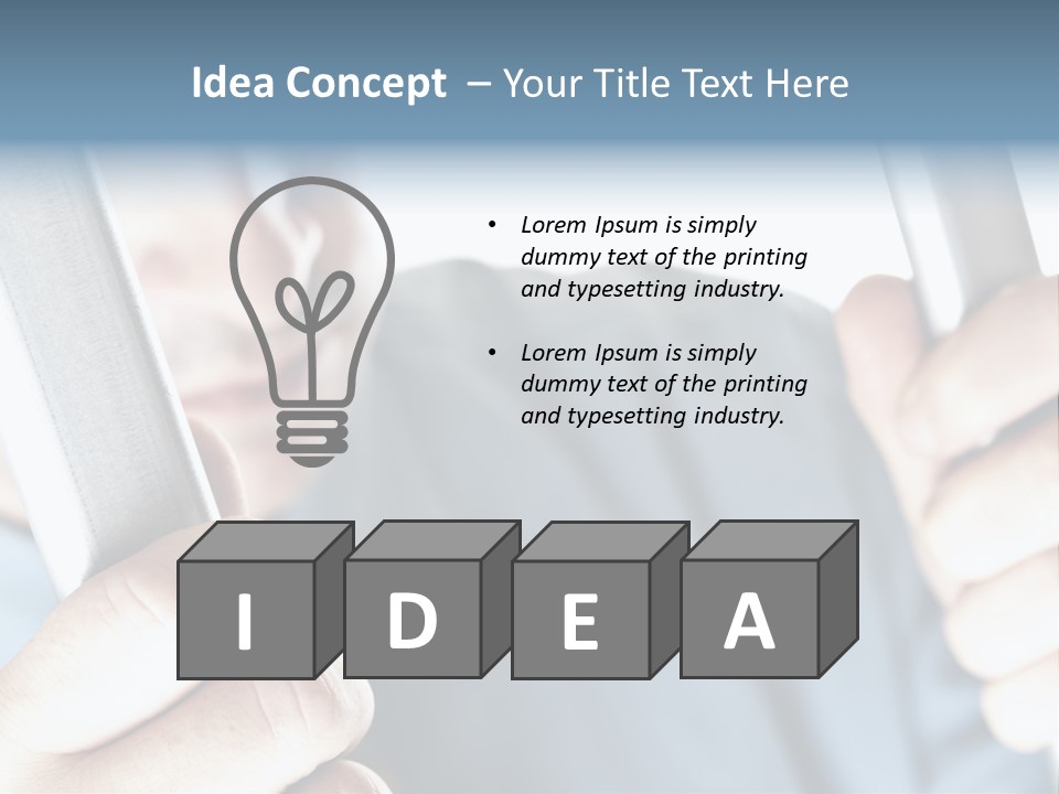 Guilty Collar Concept PowerPoint Template