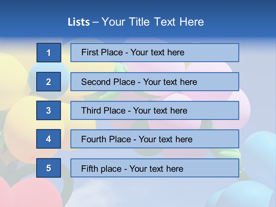 Open Play Party PowerPoint Template