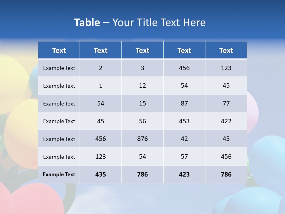 Open Play Party PowerPoint Template