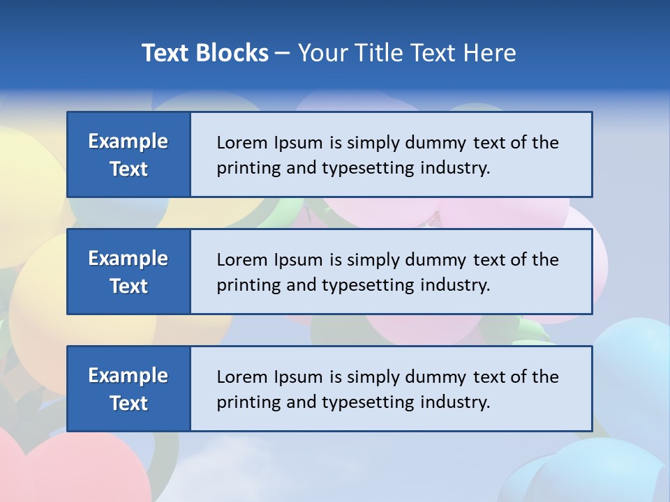 Open Play Party PowerPoint Template