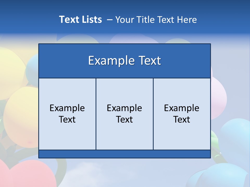 Open Play Party PowerPoint Template