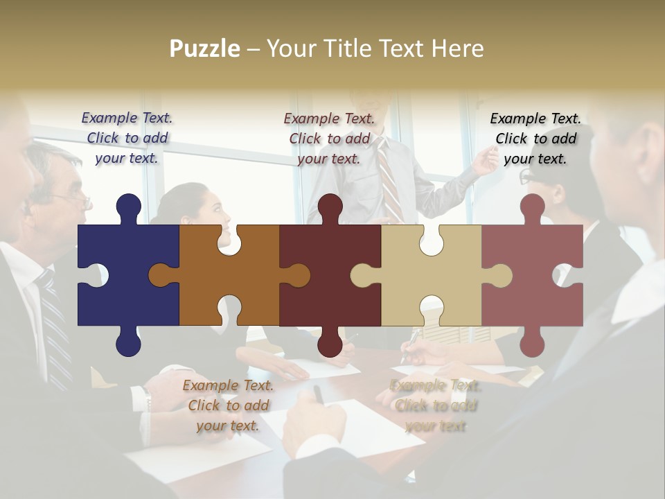 Person Showing Smart PowerPoint Template