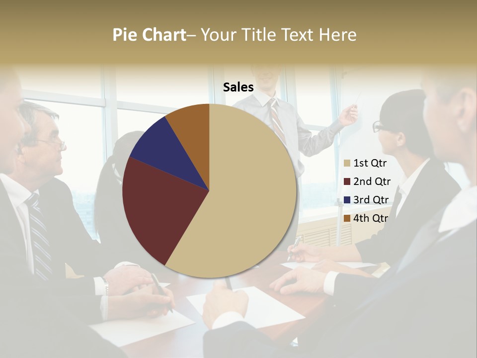 Person Showing Smart PowerPoint Template