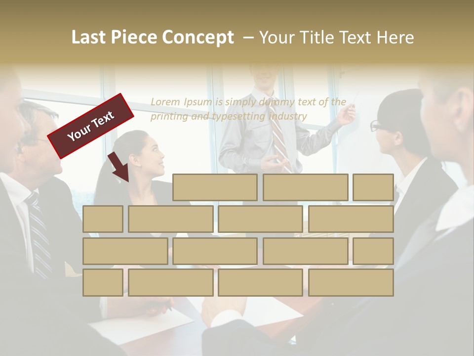 Person Showing Smart PowerPoint Template