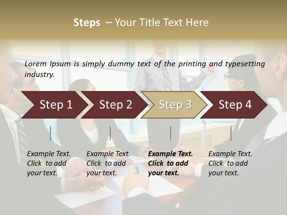 Person Showing Smart PowerPoint Template