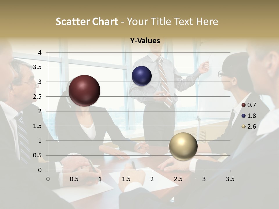 Person Showing Smart PowerPoint Template