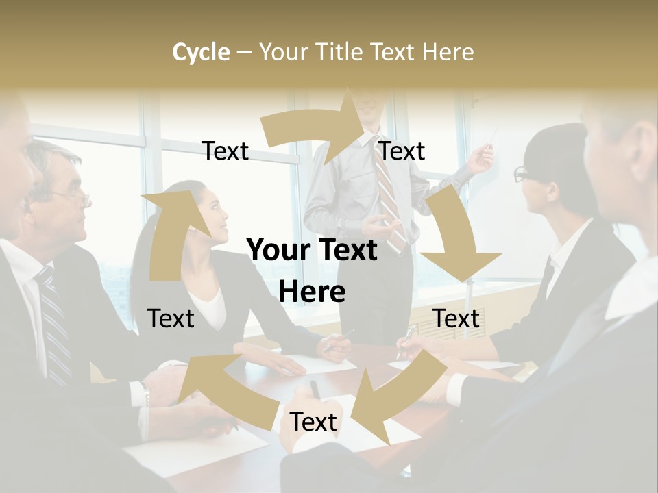 Person Showing Smart PowerPoint Template