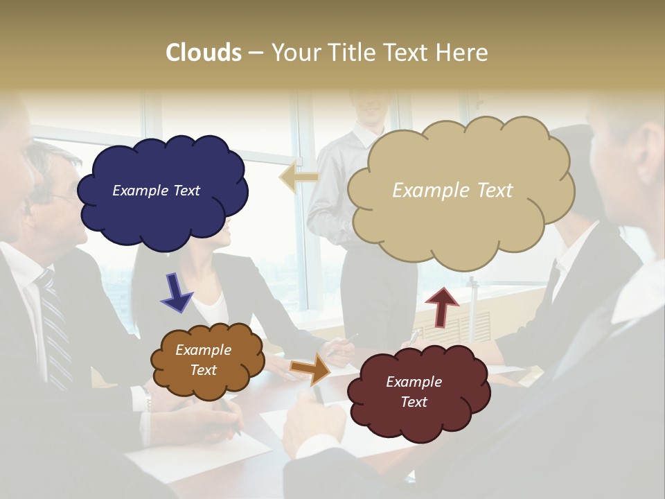 Person Showing Smart PowerPoint Template