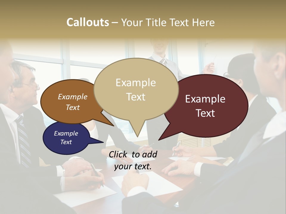 Person Showing Smart PowerPoint Template