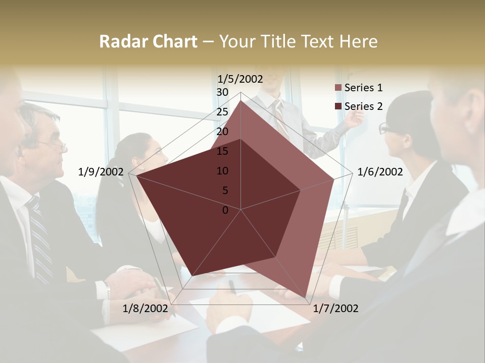 Person Showing Smart PowerPoint Template