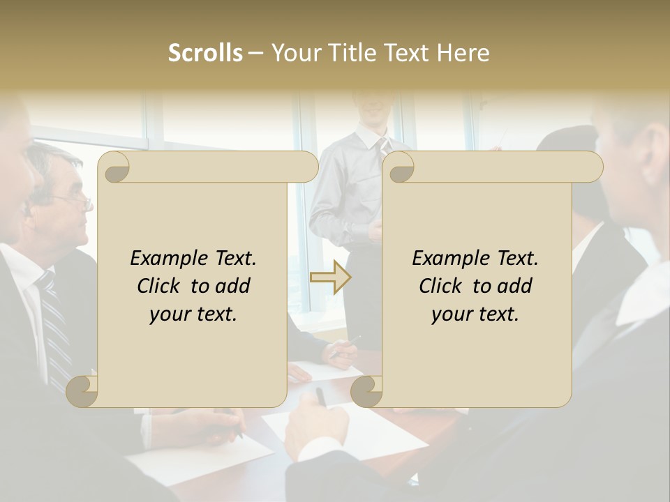 Person Showing Smart PowerPoint Template