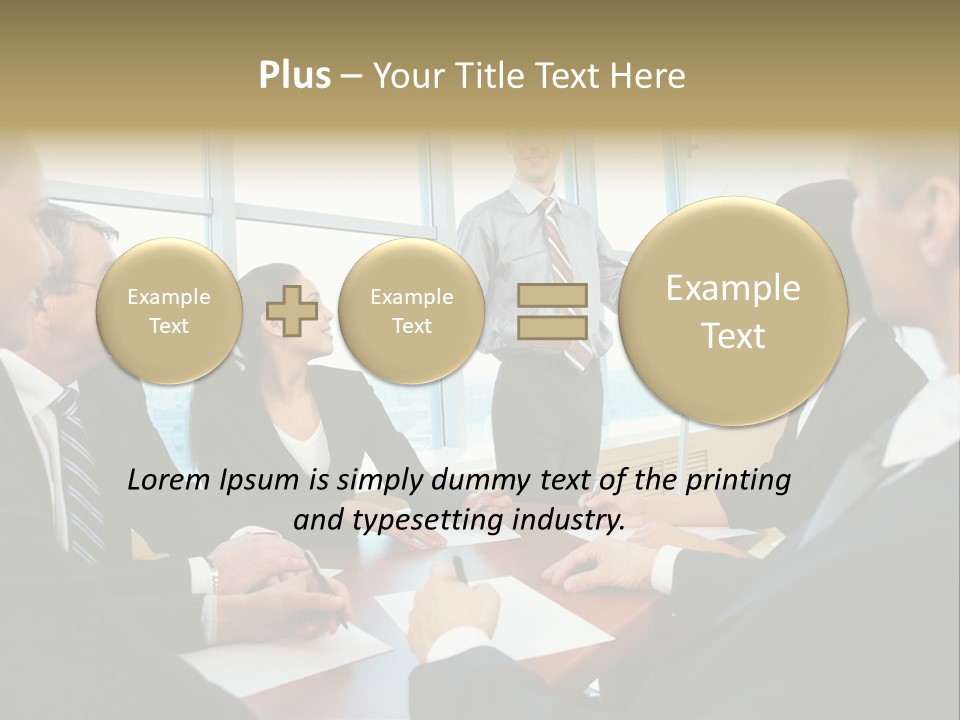 Person Showing Smart PowerPoint Template