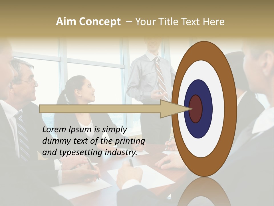 Person Showing Smart PowerPoint Template