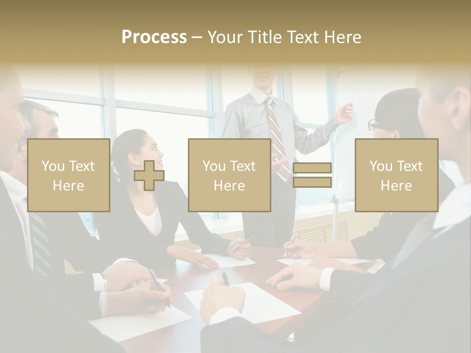 Person Showing Smart PowerPoint Template