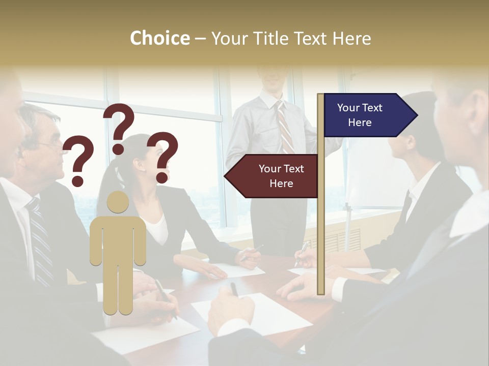 Person Showing Smart PowerPoint Template